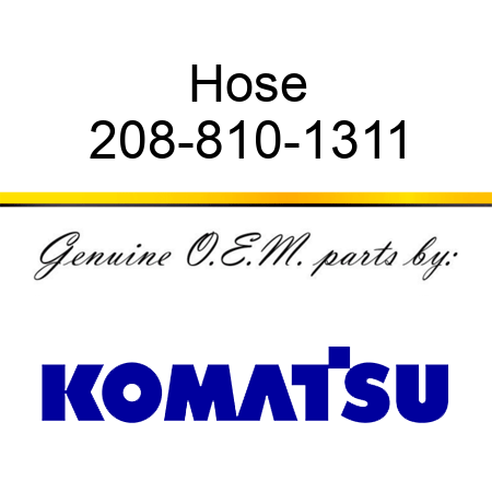 Hose 208-810-1311