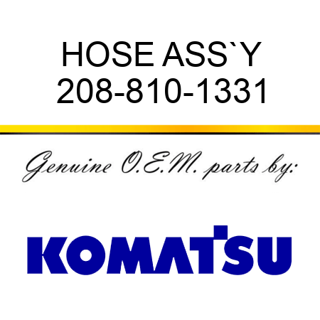 HOSE ASS`Y 208-810-1331