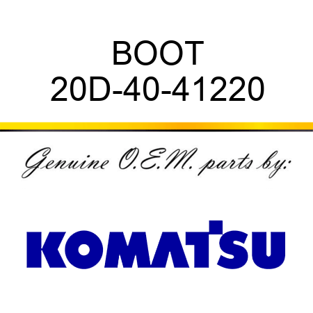BOOT 20D-40-41220