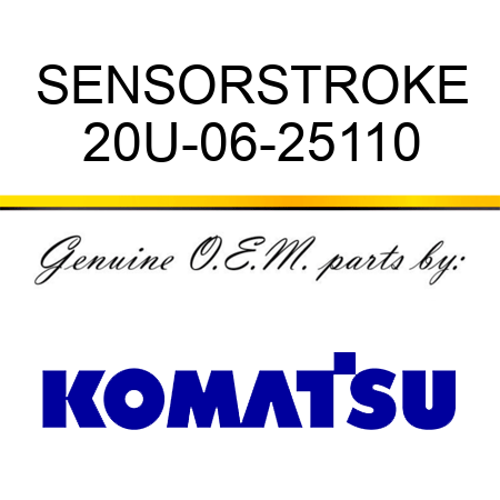 SENSOR,STROKE 20U-06-25110