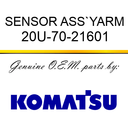 SENSOR ASS`Y,ARM 20U-70-21601