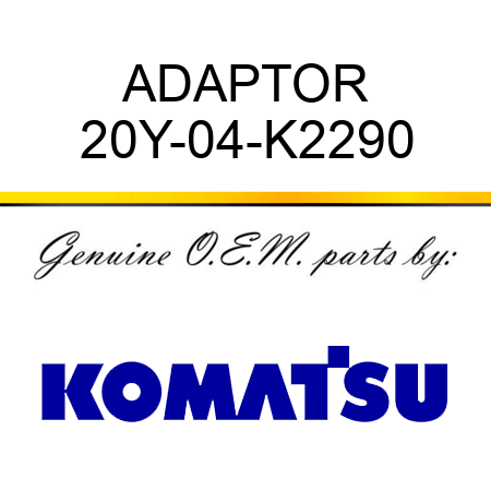 ADAPTOR 20Y-04-K2290