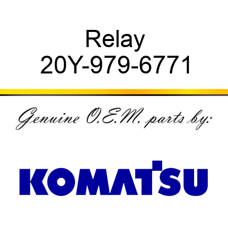 Relay 20Y-979-6771