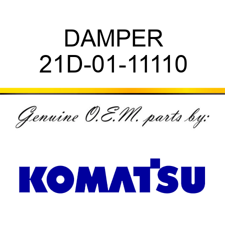 DAMPER 21D-01-11110