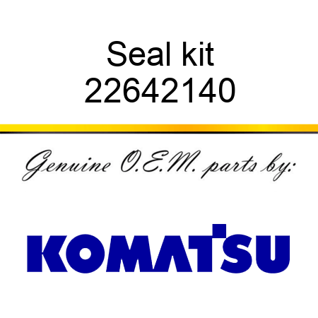 Seal kit 22642140