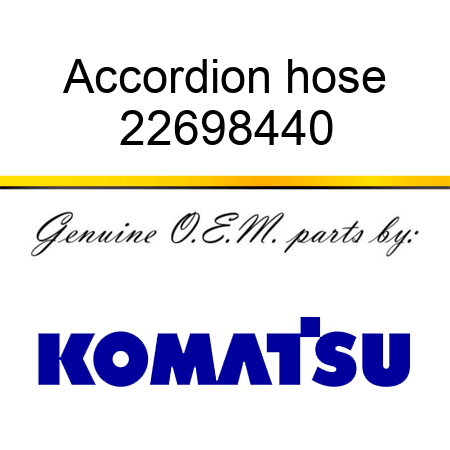 Accordion hose 22698440