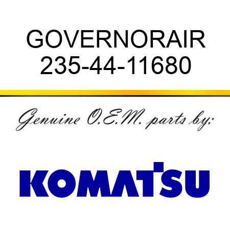 GOVERNOR,AIR 235-44-11680