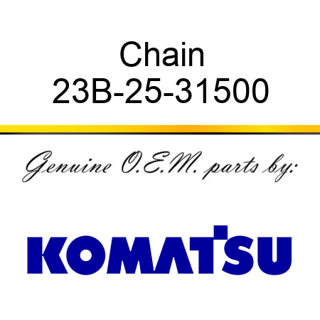 Chain 23B-25-31500