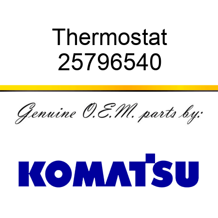 Thermostat 25796540