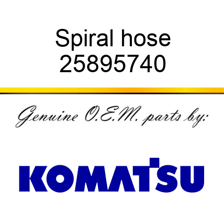 Spiral hose 25895740