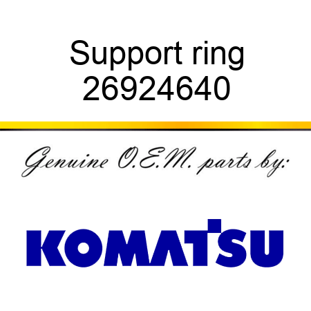 Support ring 26924640