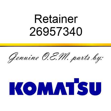 Retainer 26957340