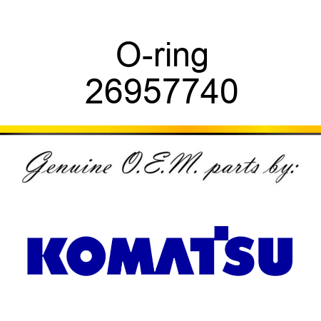 O-ring 26957740