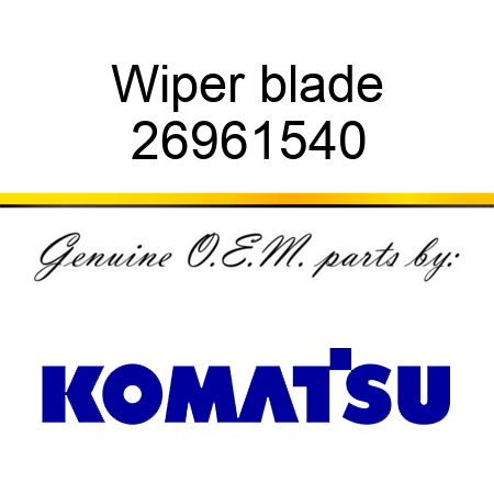 Wiper blade 26961540