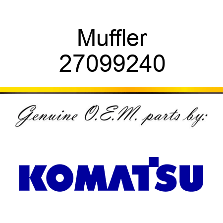 Muffler 27099240