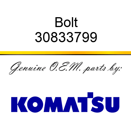 Bolt 30833799