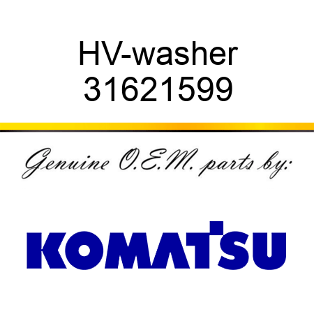 HV-washer 31621599