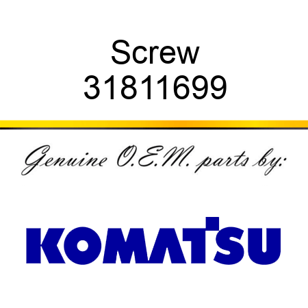 Screw 31811699