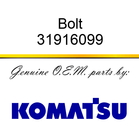 Bolt 31916099