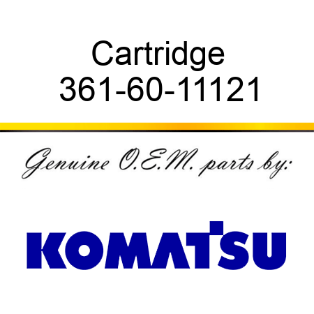 Cartridge 361-60-11121