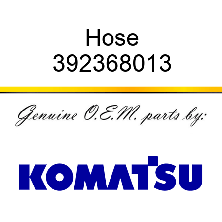 Hose 392368013