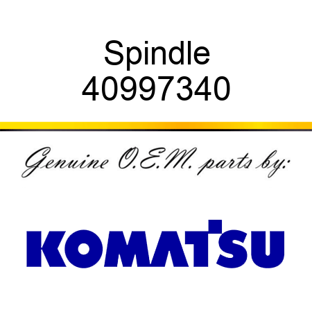 Spindle 40997340