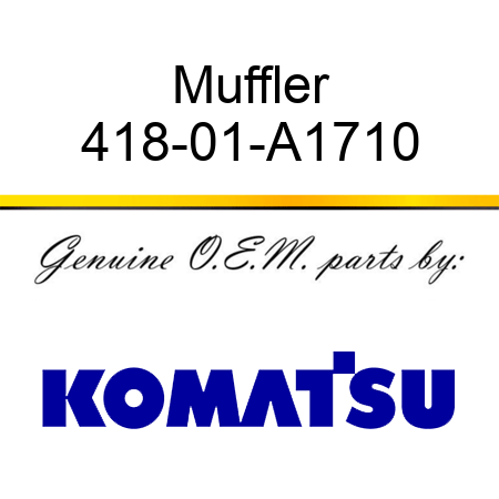 Muffler 418-01-A1710