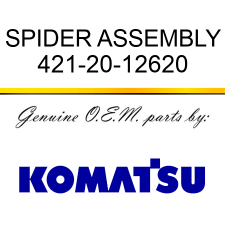 SPIDER ASSEMBLY 421-20-12620
