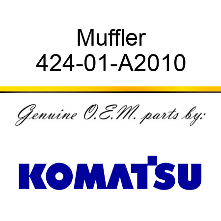 Muffler 424-01-A2010