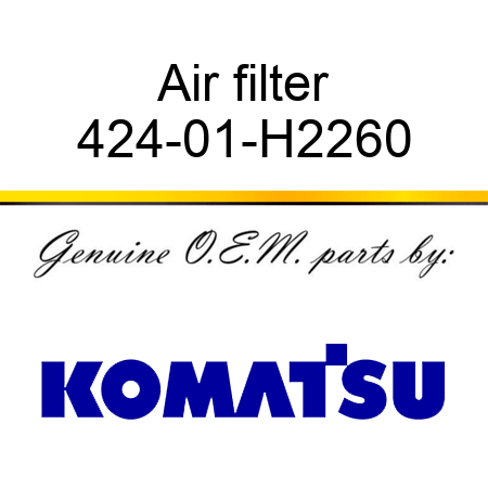 Air filter 424-01-H2260
