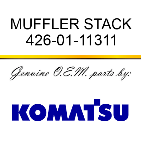 MUFFLER STACK 426-01-11311