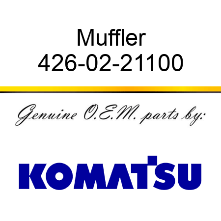 Muffler 426-02-21100