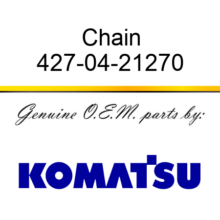 Chain 427-04-21270