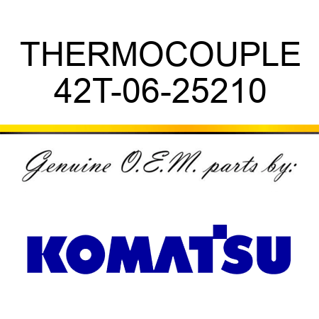 THERMOCOUPLE 42T-06-25210