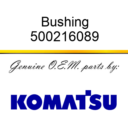 Bushing 500216089