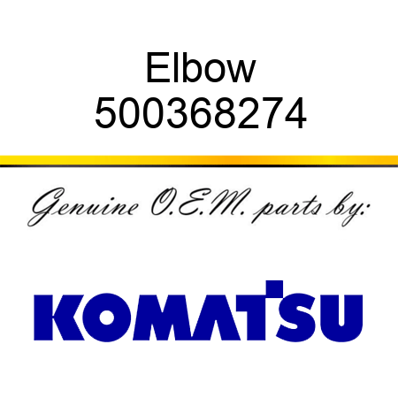 Elbow 500368274