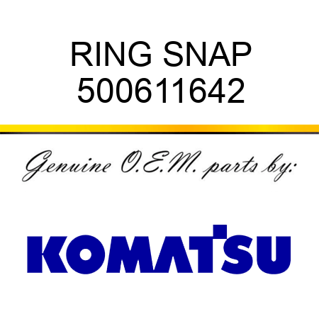 RING, SNAP 500611642