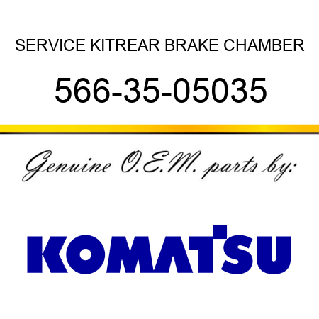 SERVICE KIT,REAR BRAKE CHAMBER 566-35-05035