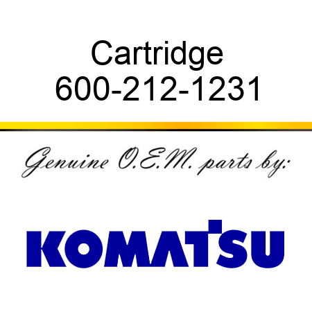 Cartridge 600-212-1231