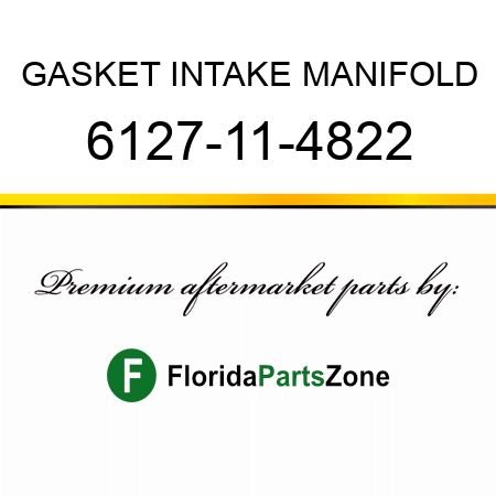 GASKET, INTAKE MANIFOLD 6127-11-4822