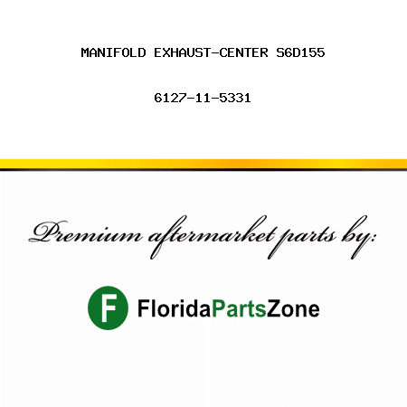 MANIFOLD, EXHAUST-CENTER S6D155 6127-11-5331