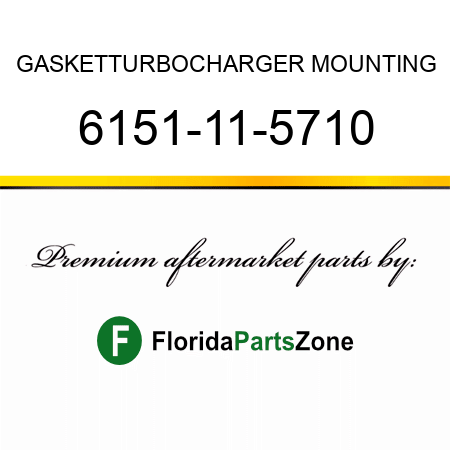 GASKET,TURBOCHARGER MOUNTING 6151-11-5710