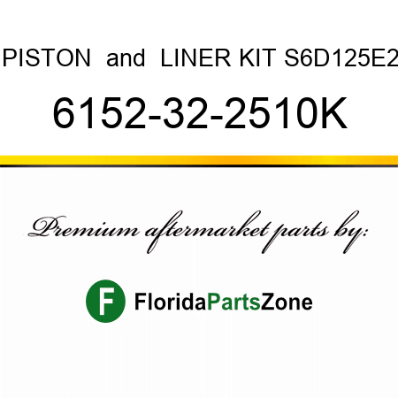 PISTON & LINER KIT S6D125E2 6152-32-2510K