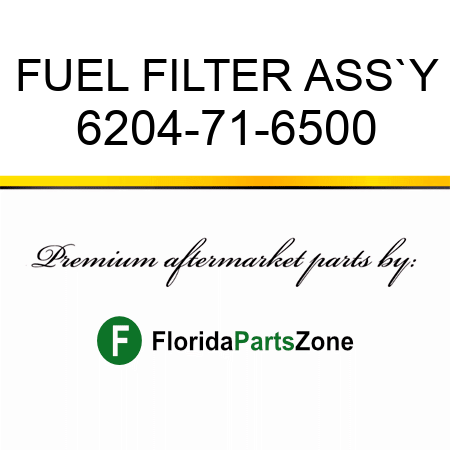 FUEL FILTER ASS`Y 6204-71-6500