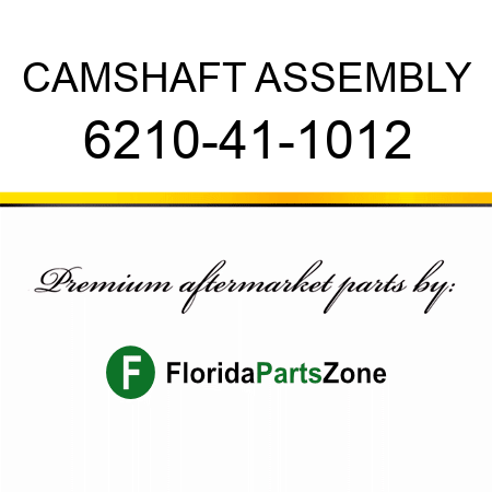 CAMSHAFT ASSEMBLY 6210-41-1012