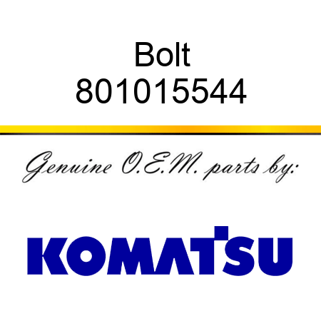 Bolt 801015544