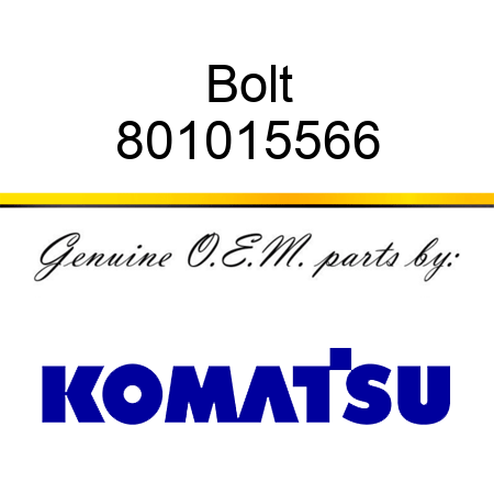 Bolt 801015566