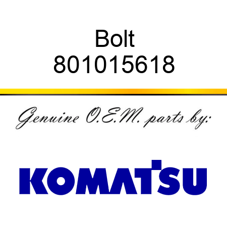 Bolt 801015618