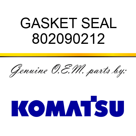 GASKET, SEAL 802090212
