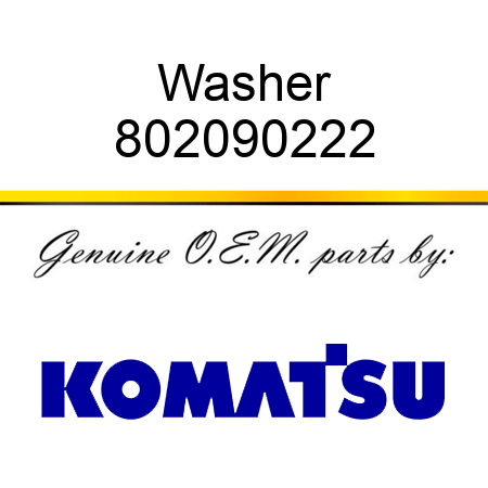Washer 802090222